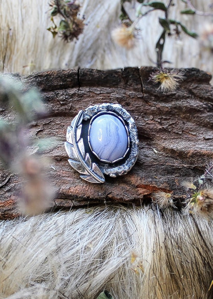 Made in Your Size, Blue Lace Agate Ring