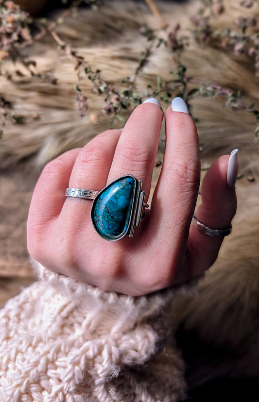 Made in Your Size, Blue Chrysocolla Ring